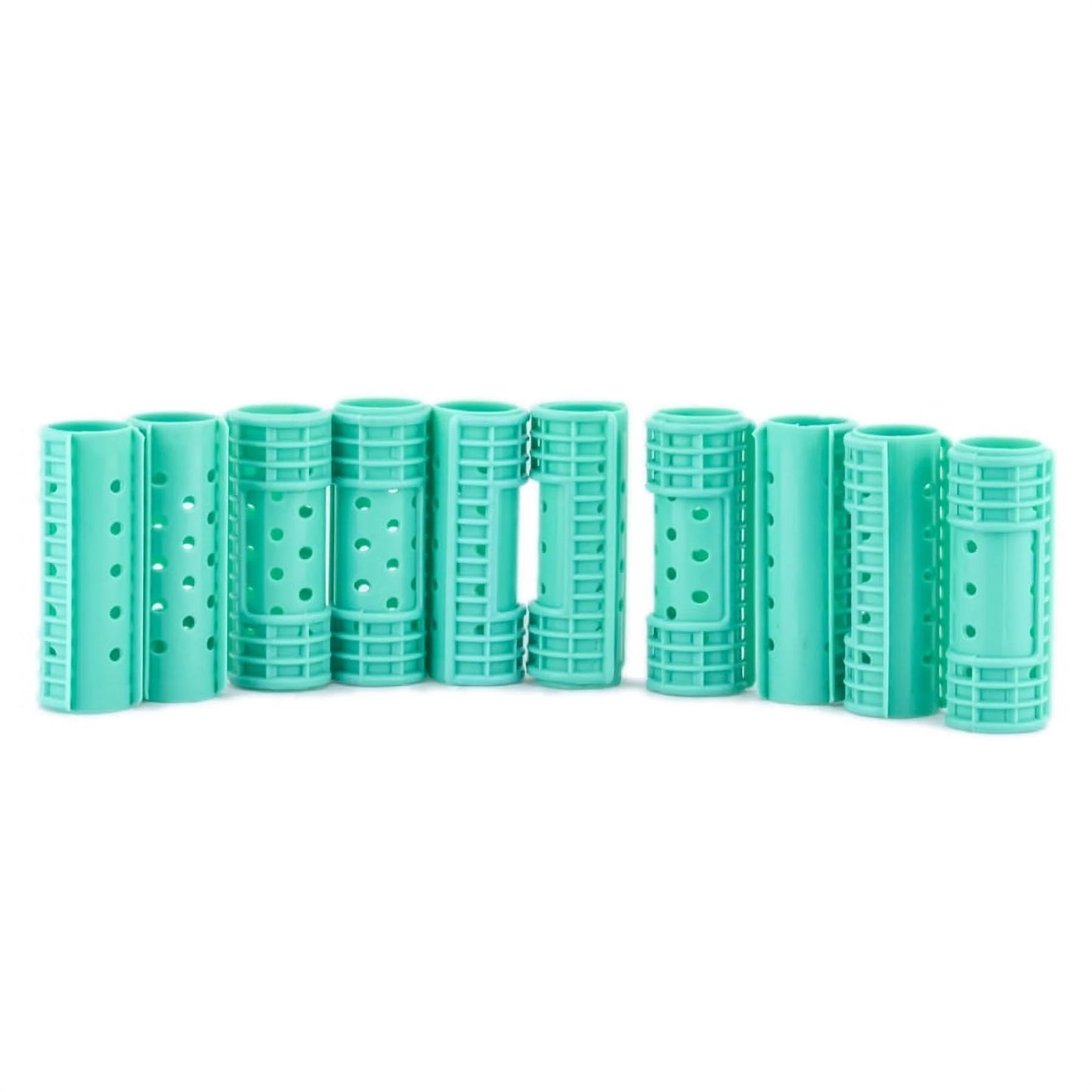 DIANE 10-Pack 7/8” Snap-On Magnetic Rollers D4718 – Rulos Magnéticos Verdes