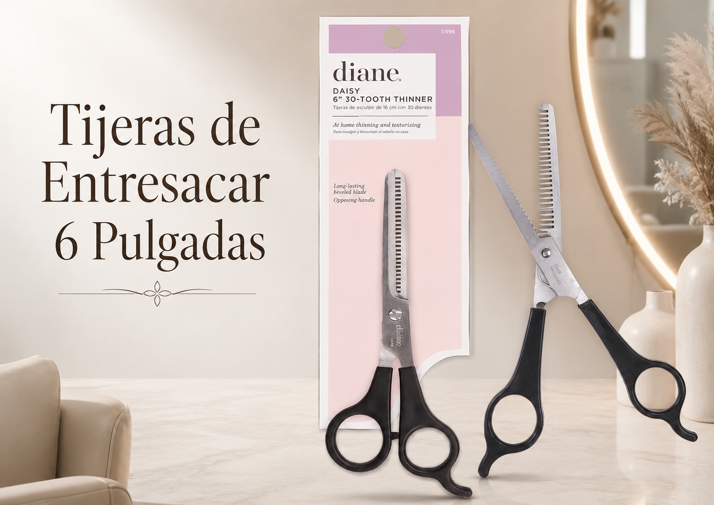 Diane Daisy 6” 30-Tooth Thinner Shear D598
