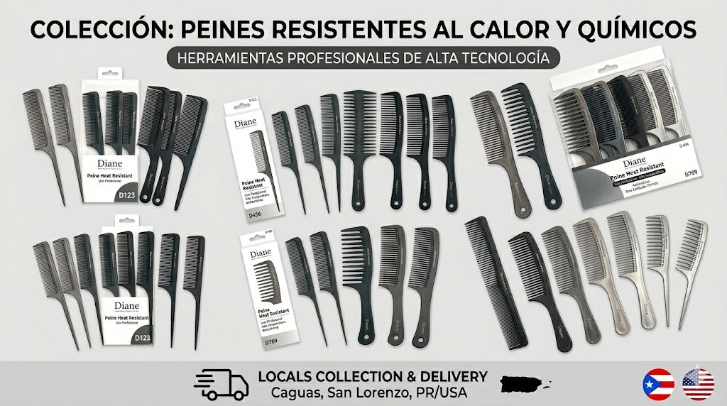 Diane Heat Resistant Pin Tail Comb 8 ¼” D6105