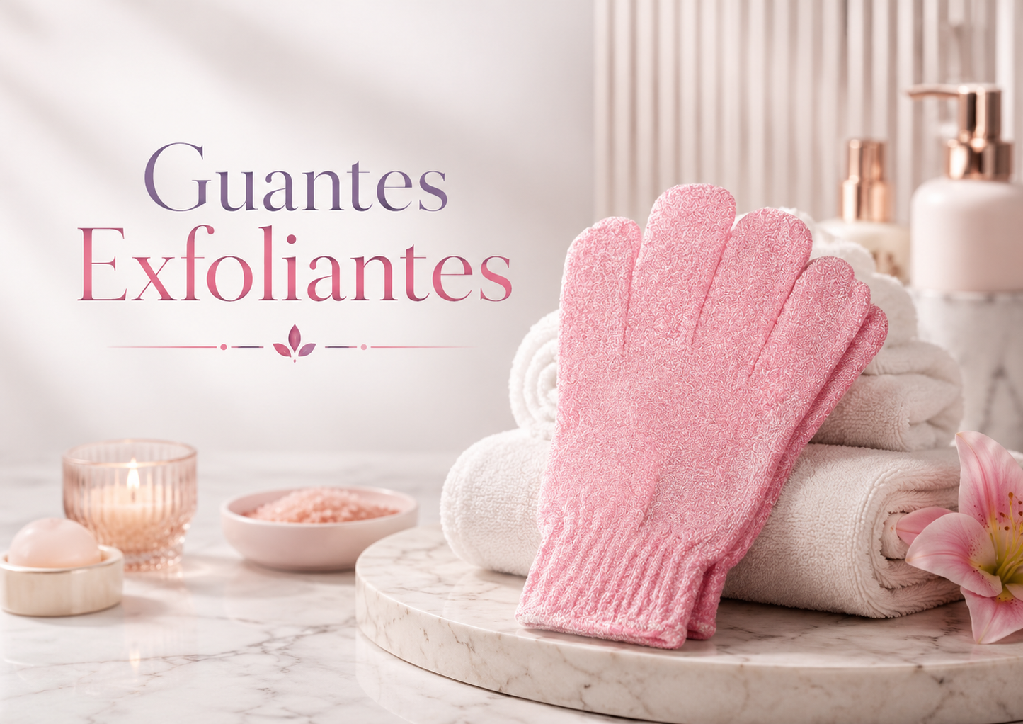 Diane Exfoliating Gloves 1-Pair D6241 – Guantes Exfoliantes para el Cuidado de la Piel