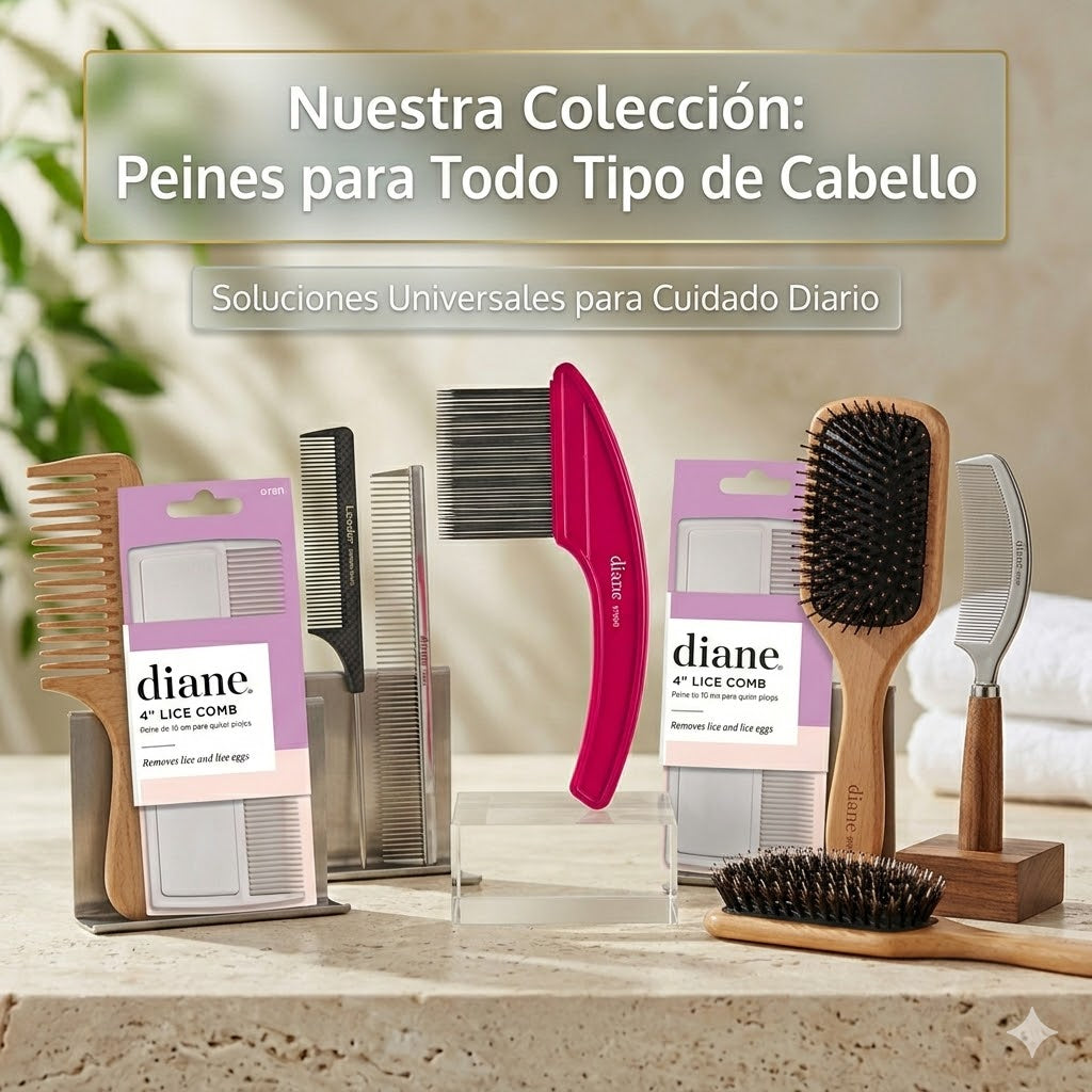 Diane 6¼” Metal Tooth Lice Comb D7009