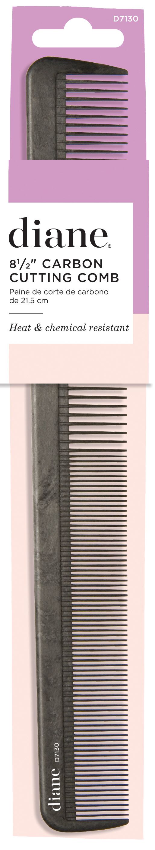 Diane Carbon Cutting Comb 8½” D7130 Peine de Corte Profesional