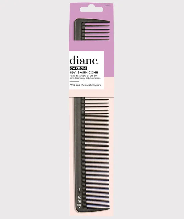 Diane Carbon Basin Comb 8½” D7131 Peine Profesional de Carbón