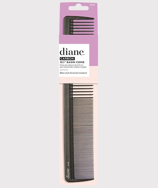 Diane Carbon Basin Comb 8½” D7131 Peine Profesional de Carbón