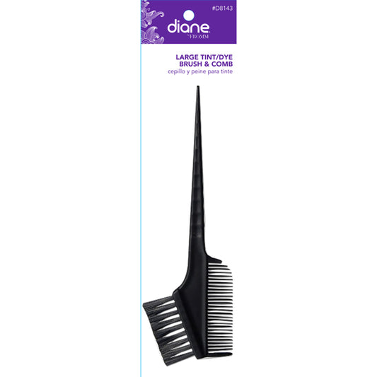 Diane Large Tint/Dye Brush & Comb D8143 – Cepillo y Peine Aplicador de Tinte Profesional