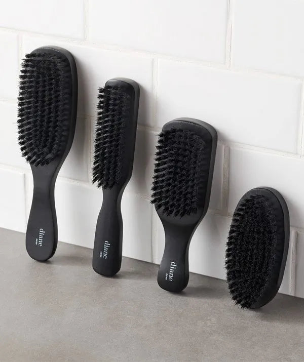 DIANE Men 100% Boar Wave Brush Soft D8169 – Cepillo para Waves con Cerdas de Jabalí