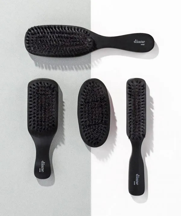 DIANE Men 100% Boar Wave Brush Soft D8169 – Cepillo para Waves con Cerdas de Jabalí