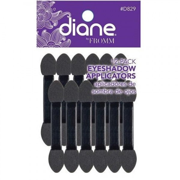 Diane Eyeshadow Applicators 12-Pack D829 Aplicadores de Sombra Desechables