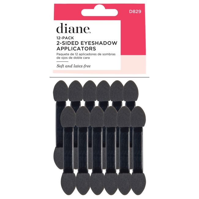 Diane Eyeshadow Applicators 12-Pack D829 Aplicadores de Sombra Desechables