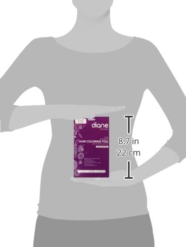 Diane 5” x 8” Hair Coloring Foil 45 Sheets D8301 – Papel de Aluminio para Tinte, Mechas y Balayage