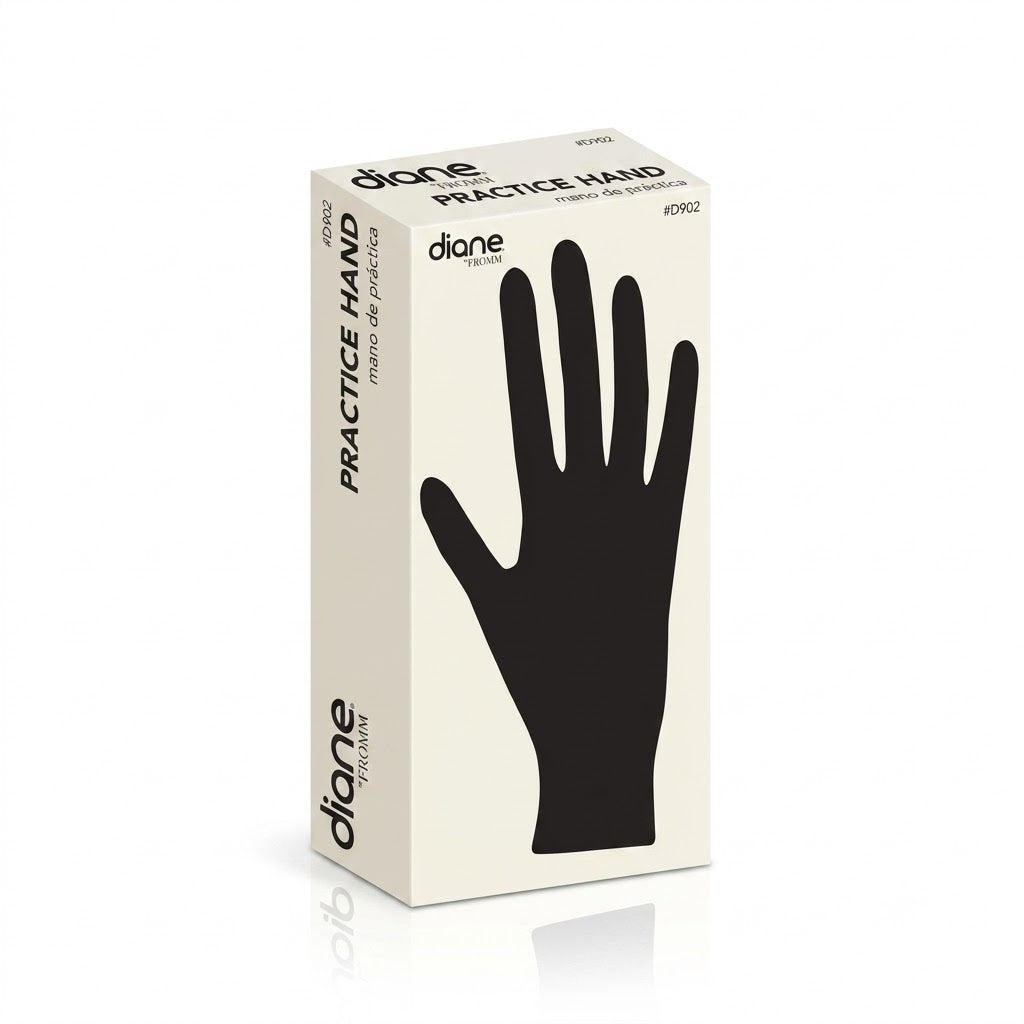 DIANE Practice Hand D902 – Mano de Práctica para Uñas, Acrílico, Gel y Nail Art