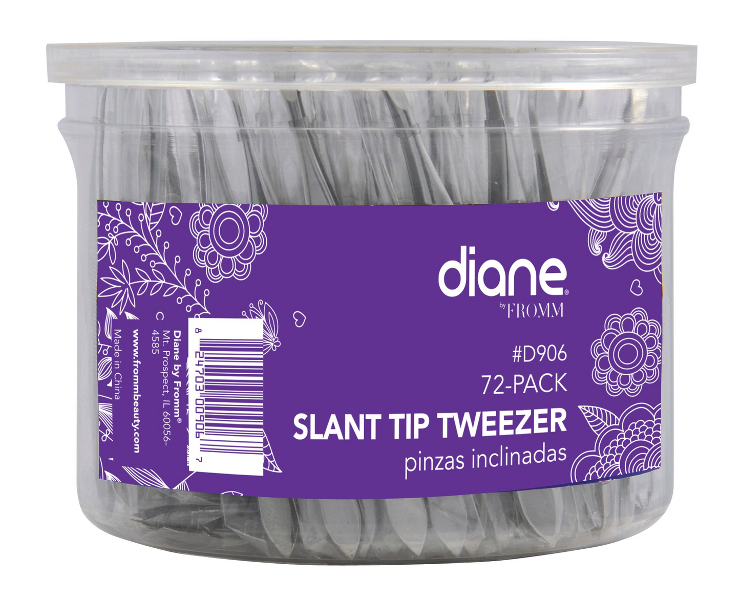 Diane Slant Tip Tweezer D906 – Pinza Inclinada de Precisión para Cejas