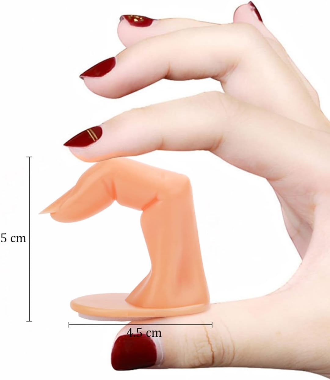 💅 Diane Practice Finger D912 – Dedo de Práctica Profesional para Uñas Acrílicas, Gel y Diseño