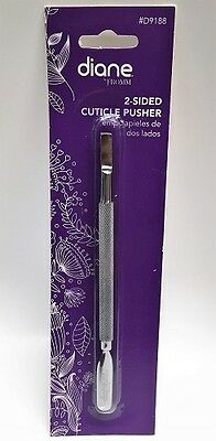 Diane 2-Sided Cuticle Pusher D9188 Empujapieles de Dos Lados en Acero Inoxidable