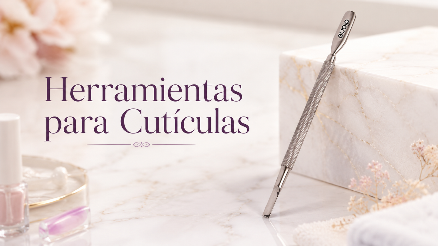 Diane 2-Sided Cuticle Pusher D9188 Empujapieles de Dos Lados en Acero Inoxidable
