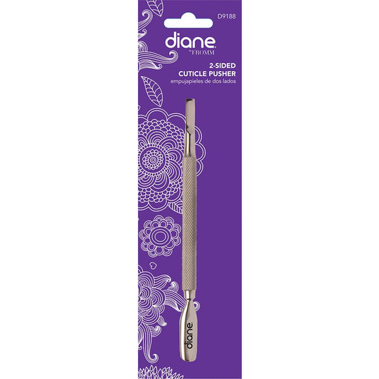 Diane 2-Sided Cuticle Pusher D9188 Empujapieles de Dos Lados en Acero Inoxidable