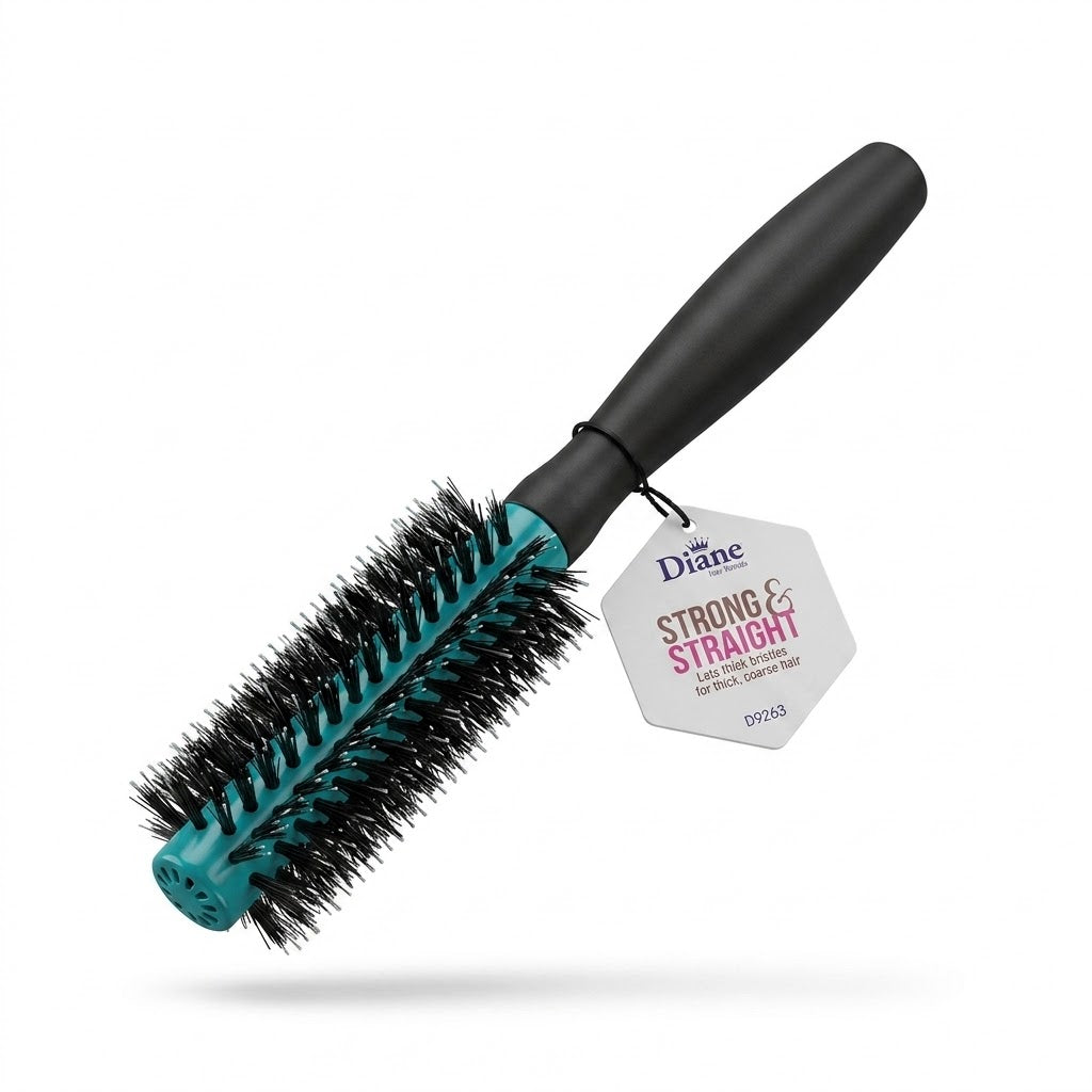 Diane Thermal Porcupine Round Brush X-Small 1 ¾” D9263 Strong & Straight para Cabello Grueso y Corto