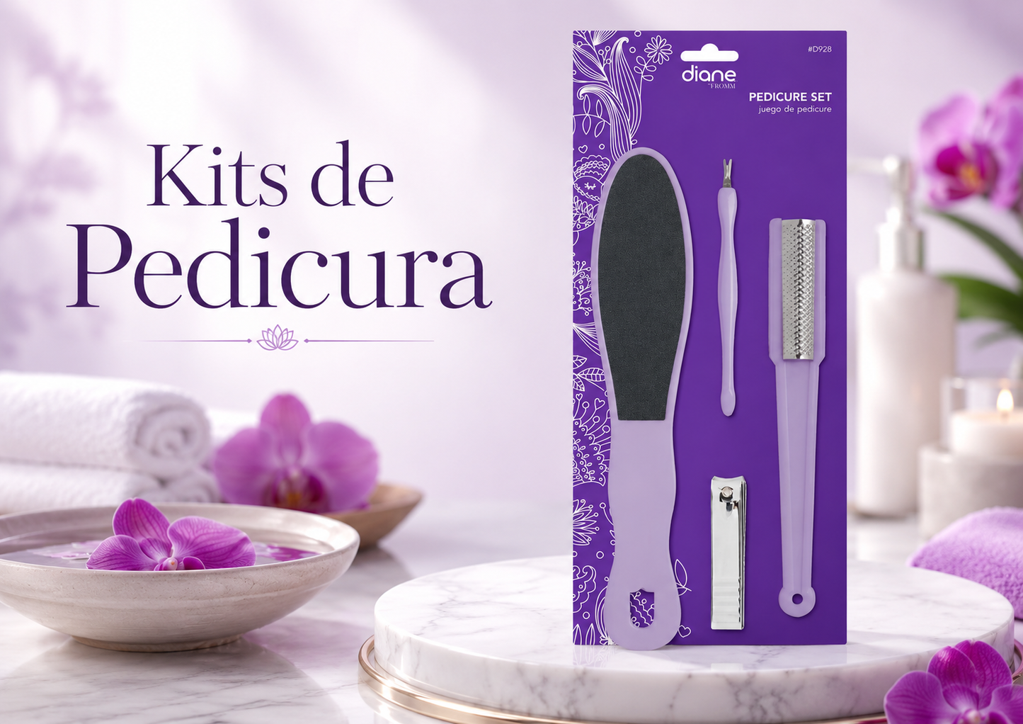Diane Pedicure Set 4 Piezas D928