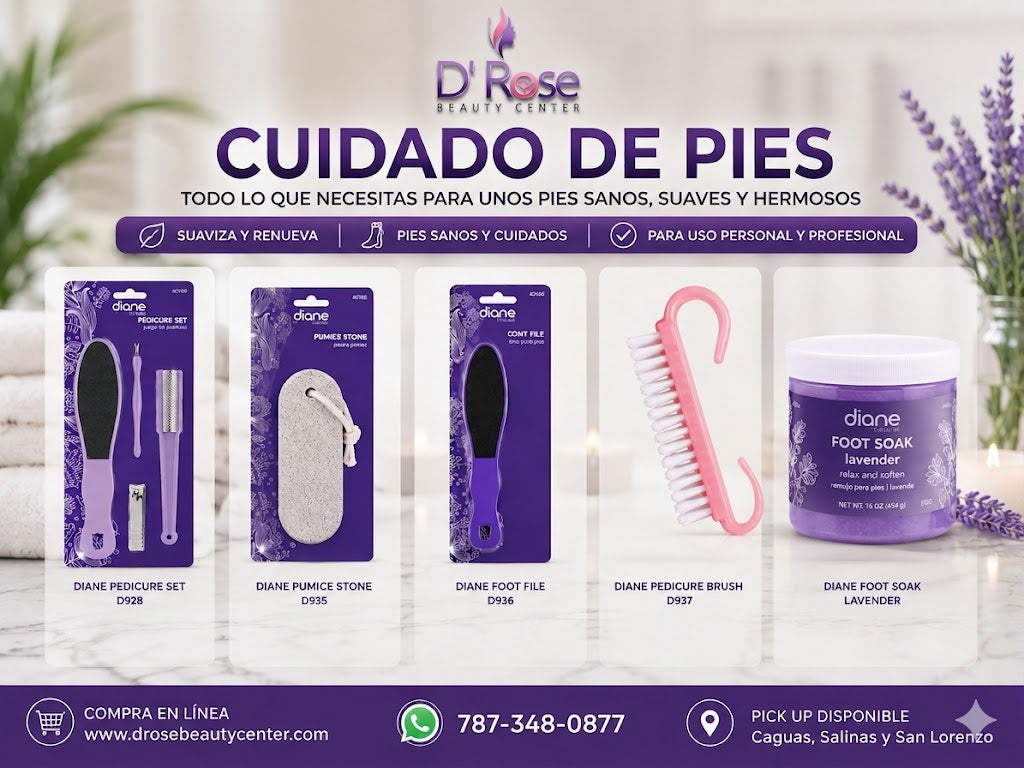 Diane Pedicure Set 4 Piezas D928