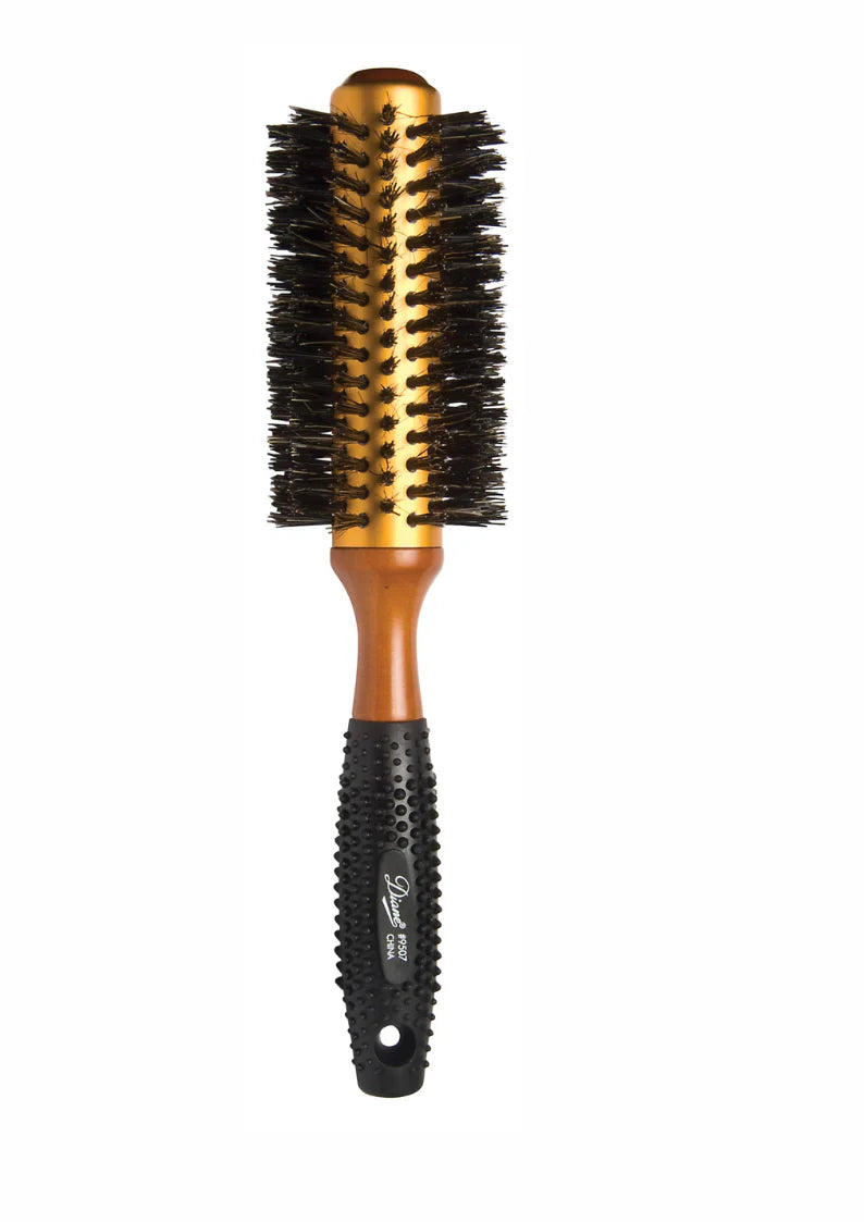 Diane Thermal Reinforced Boar Brush 1 ½” D9505 para Secado Rápido, Agarre Firme y Styling Profesional