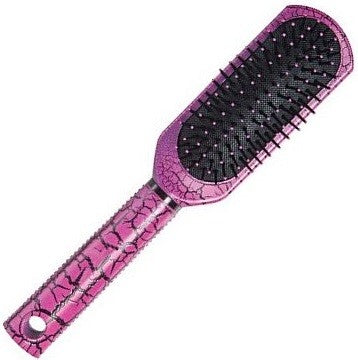 Diane Pink Crackle Small Paddle Brush D9557 para Desenredar Todo Tipo de Cabello