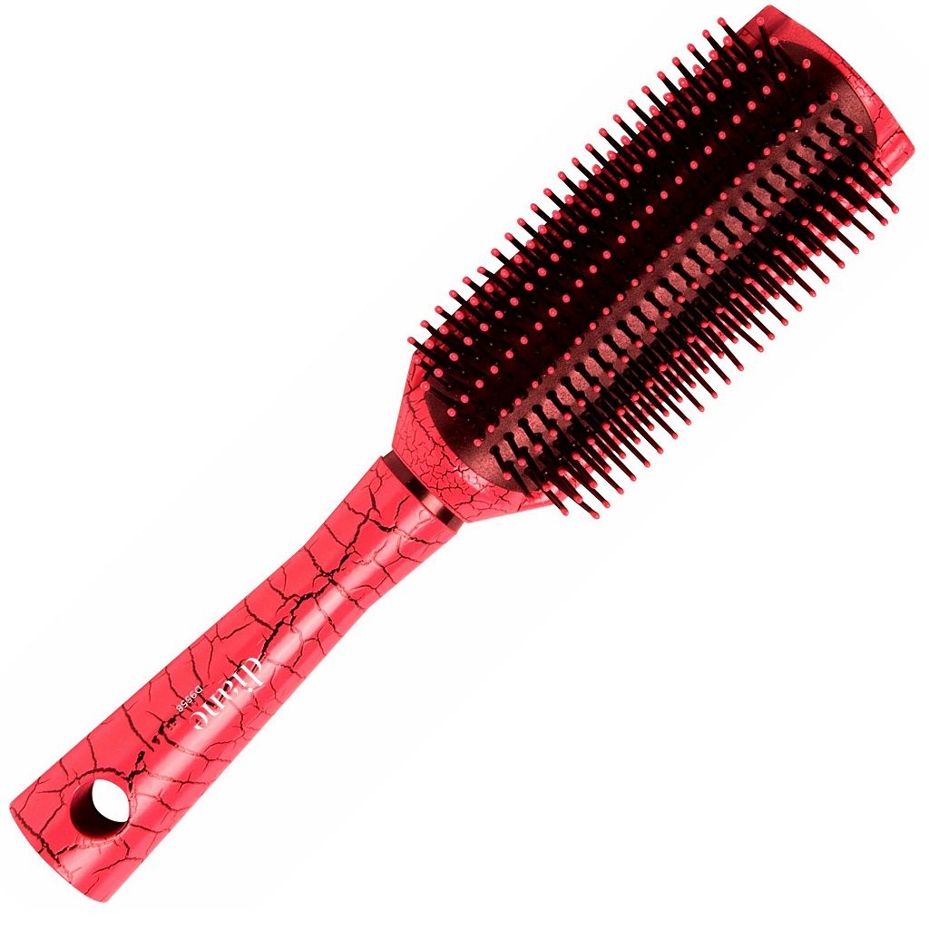 Diane Pink Crackle Styling Brush D9558 para Desenredar, Peinar y Estilizar Todo Tipo de Cabello