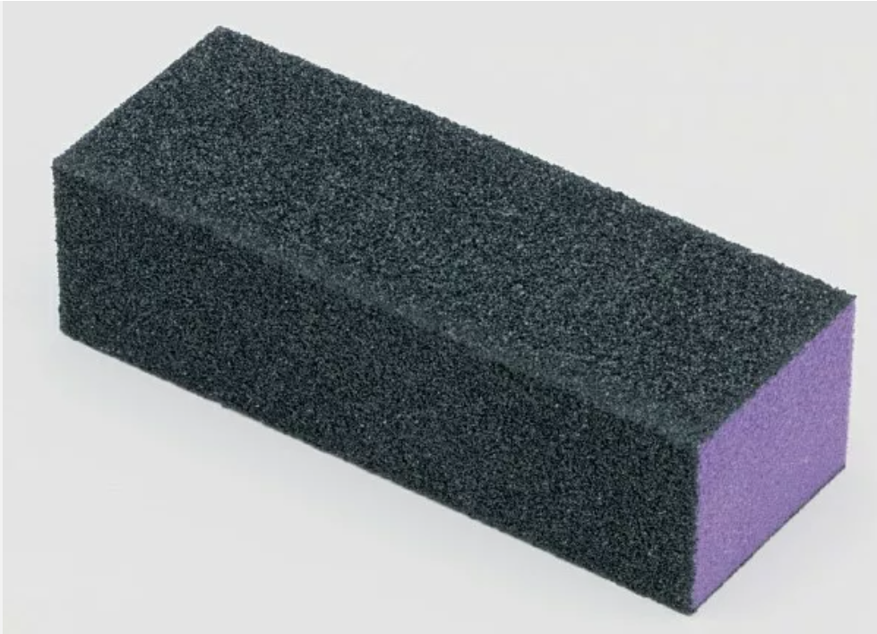 Diane Nail Buffer D971 – Bloque Pulidor Negro y Morado 9.5 cm