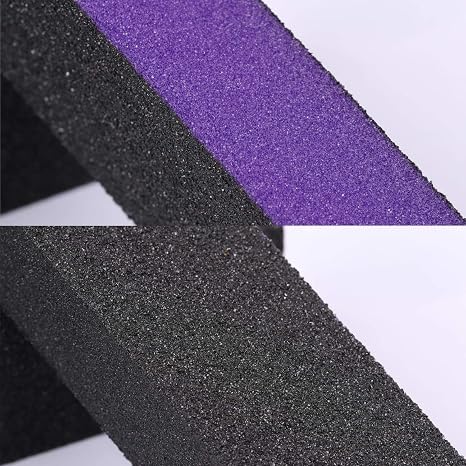 Diane Nail Buffer D971 – Bloque Pulidor Negro y Morado 9.5 cm