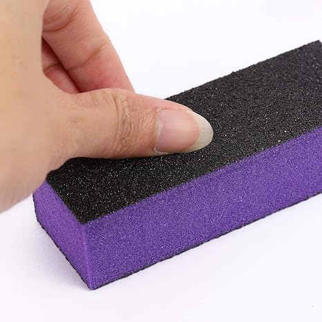 Diane Nail Buffer D971 – Bloque Pulidor Negro y Morado 9.5 cm