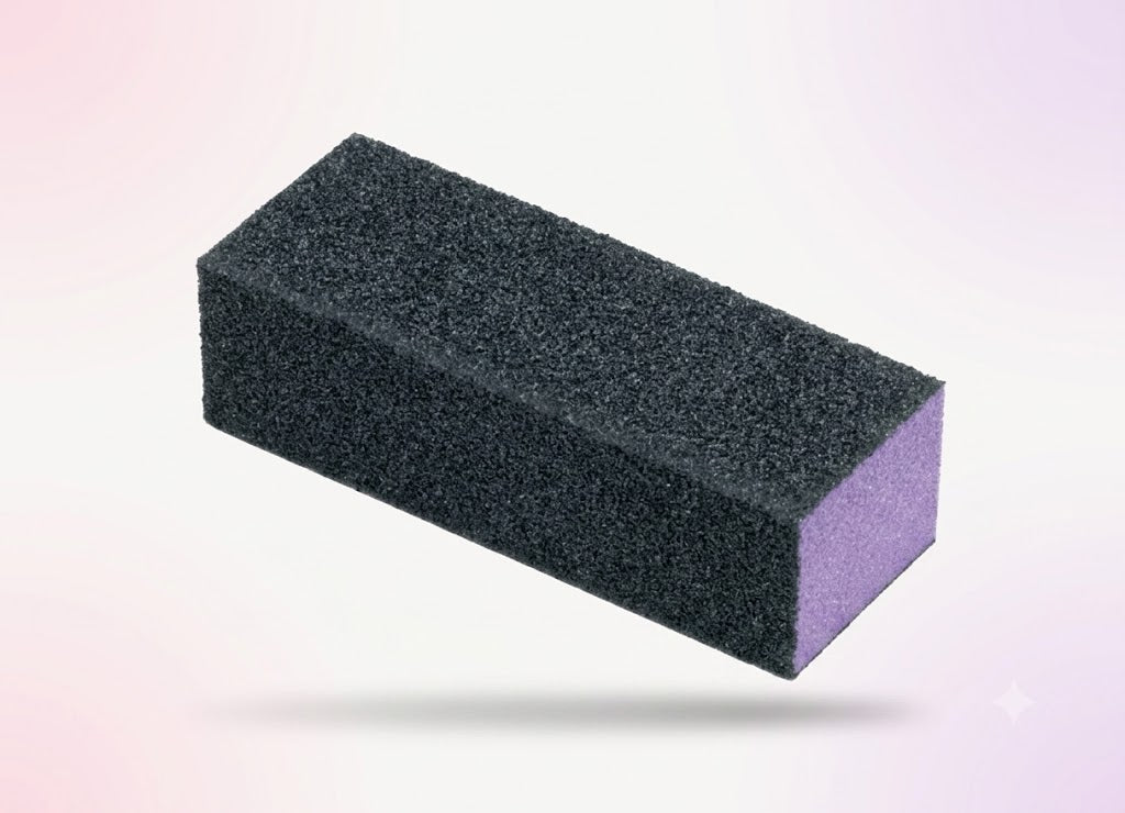 Diane Nail Buffer D971 – Bloque Pulidor Negro y Morado 9.5 cm