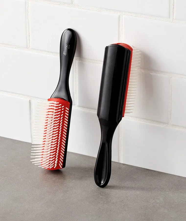 Diane Pro Nylon Pin Styling Brush D9749 – Cepillo Profesional con Dientes de Nylon para Cabello Grueso o Rizado