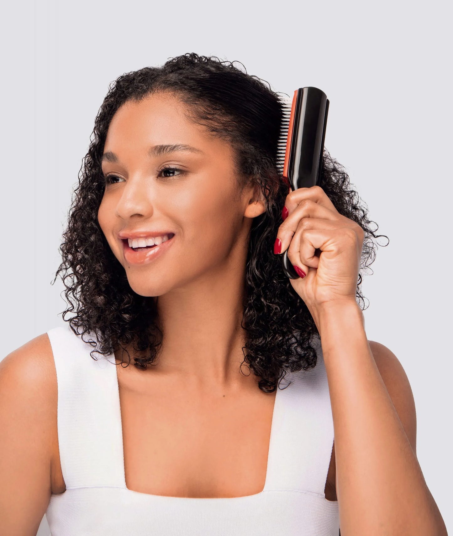Diane Pro Nylon Pin Styling Brush D9749 – Cepillo Profesional con Dientes de Nylon para Cabello Grueso o Rizado