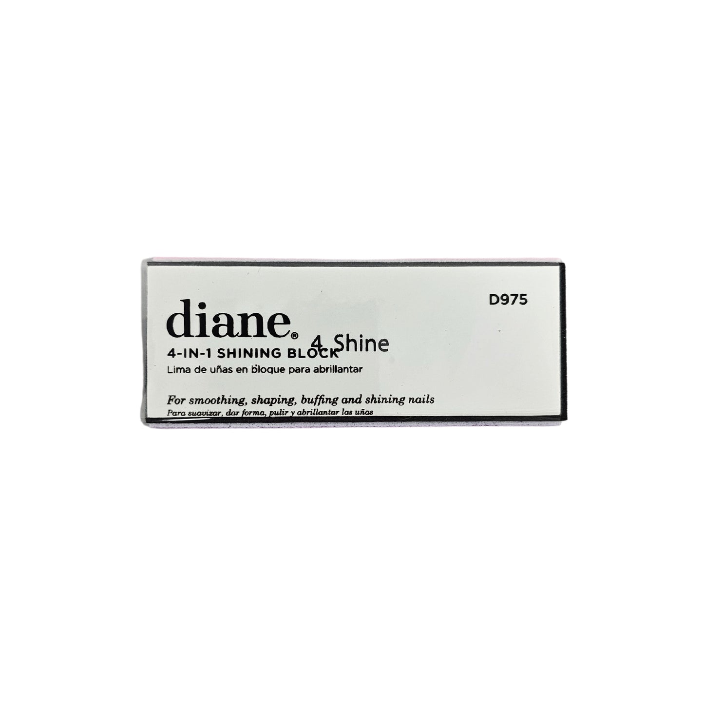 Diane 4-in-1 Shining Block D975 – Bloque Pulidor de Uñas de 4 Caras