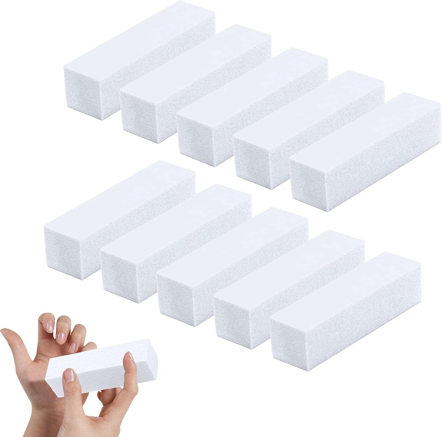 Diane Polar Nail Buffer D977 – Bloque Pulidor Blanco para Uñas