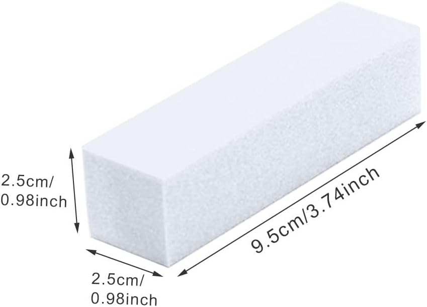 Diane Polar Nail Buffer D977 – Bloque Pulidor Blanco para Uñas