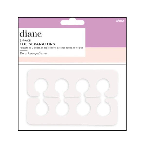 🦶 Diane Toe Separators 2-Pack D992 – Separadores de Dedos para Pedicura en Casa o Salón