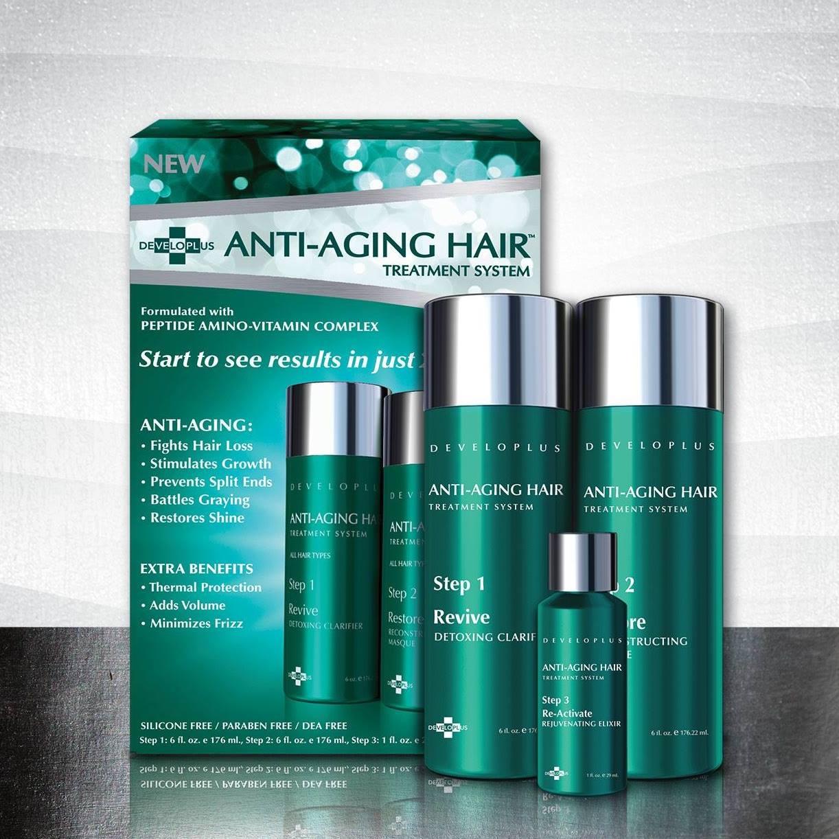 Developlus Anti-Aging Hair Treatment System