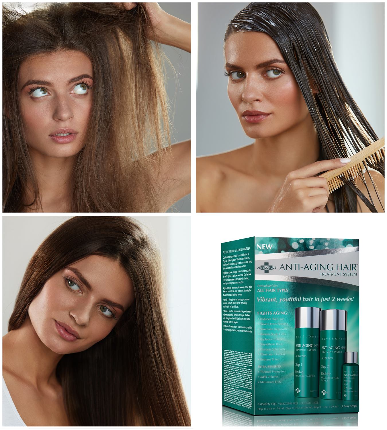 Developlus Anti-Aging Hair Treatment System