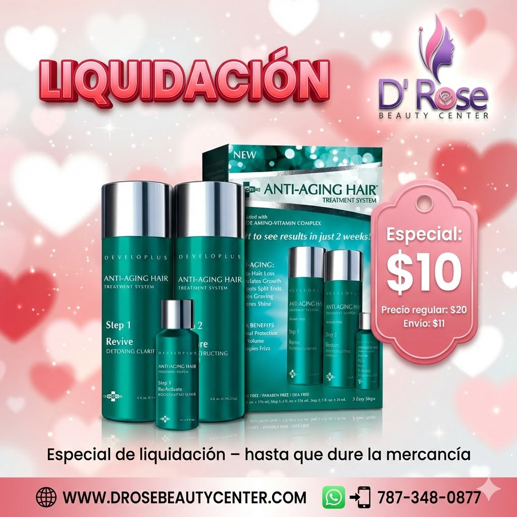 Developlus Anti-Aging Hair Treatment System