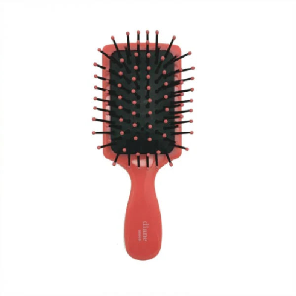 Diane Mini Cushion Paddle Brush DBB031 – Cepillo Paleta Compacto Rojo