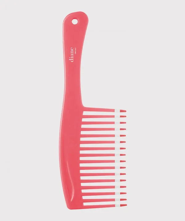 Diane Tall Tooth Detangle Comb 8¾” DBC057 Peine Desenredante Profesional