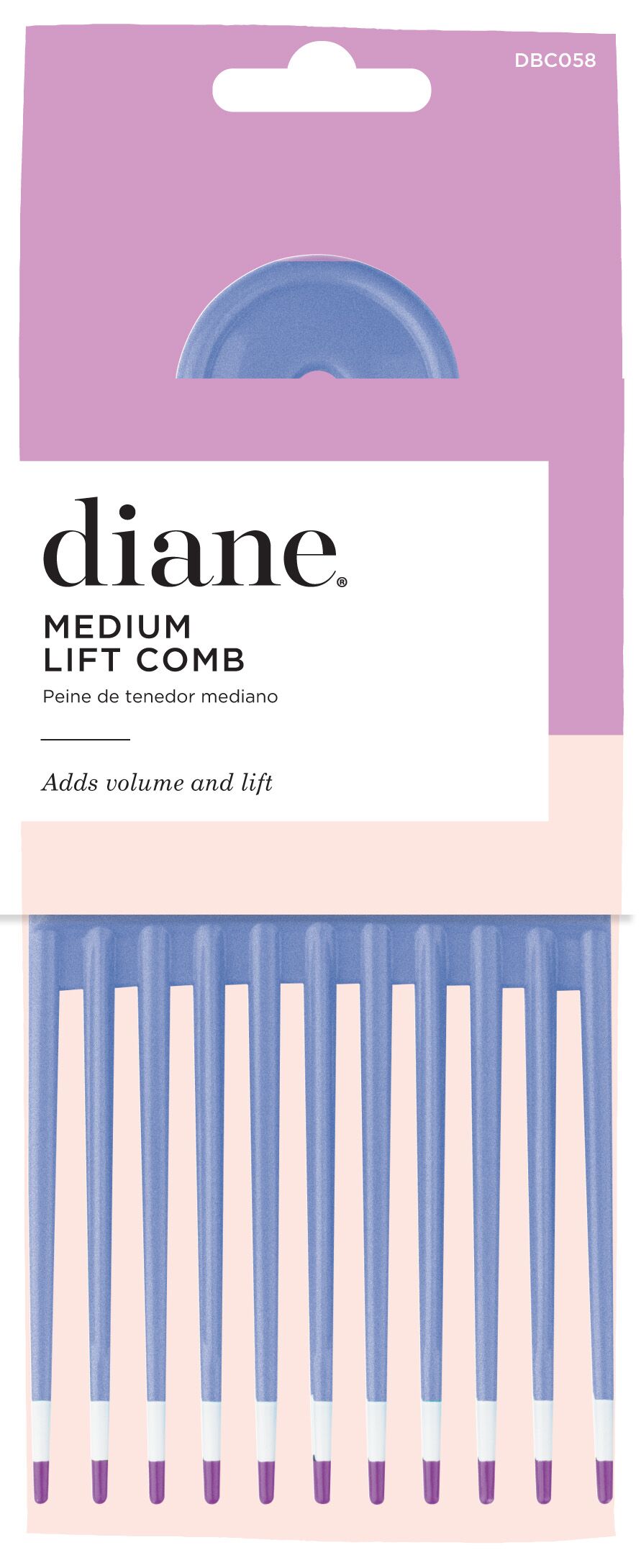 Diane Ionic Medium Lift Comb 6” DBC058