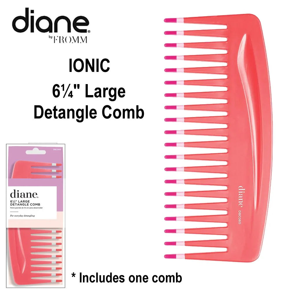 Diane MEBCO Large Detangler Comb 6¼” DBC060