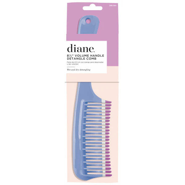 Diane MEBCO Handle Detangler Comb 8.5” DBC061