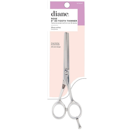 Diane Rose 6” 30-Tooth Thinner Shear DCS014T Tijera Profesional de Entresacar