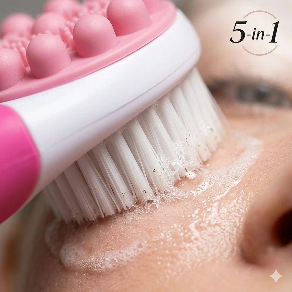 Diane 5-in-1 Beauty Cleansing Brush DEE008 – Cepillo Facial de Limpieza con 5 Cabezales