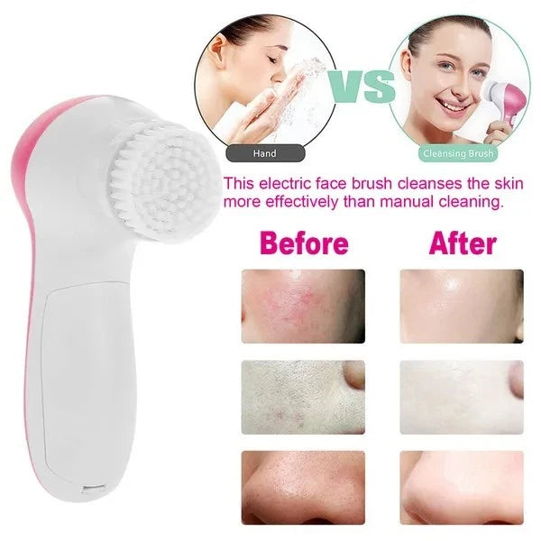 Diane 5-in-1 Beauty Cleansing Brush DEE008 – Cepillo Facial de Limpieza con 5 Cabezales