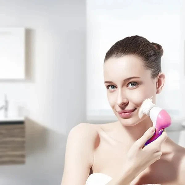 Diane 5-in-1 Beauty Cleansing Brush DEE008 – Cepillo Facial de Limpieza con 5 Cabezales