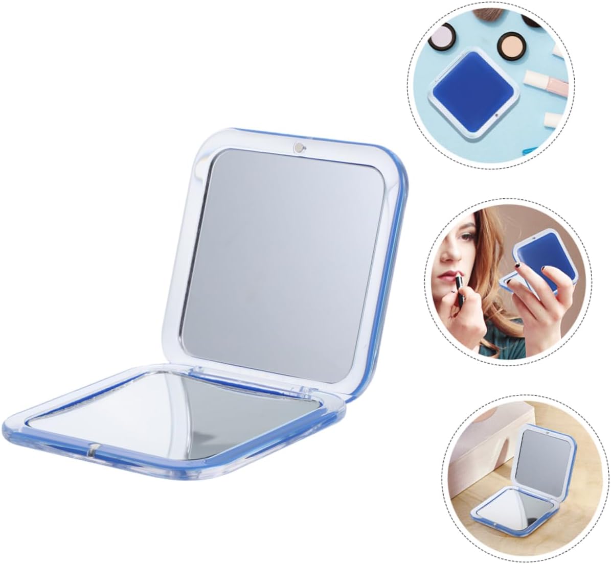 DIANE Pocket Mirror DEM003 – Espejo Compacto Portátil para Maquillaje, Retoques y Uso Diario