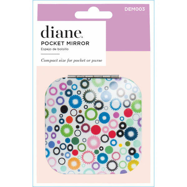 DIANE Pocket Mirror DEM003 – Espejo Compacto Portátil para Maquillaje, Retoques y Uso Diario